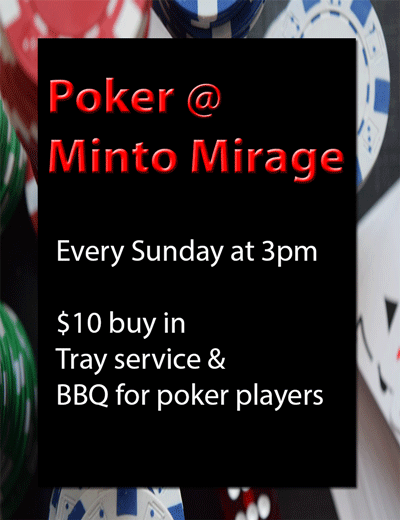 Poker at Minto Mirage Hotel